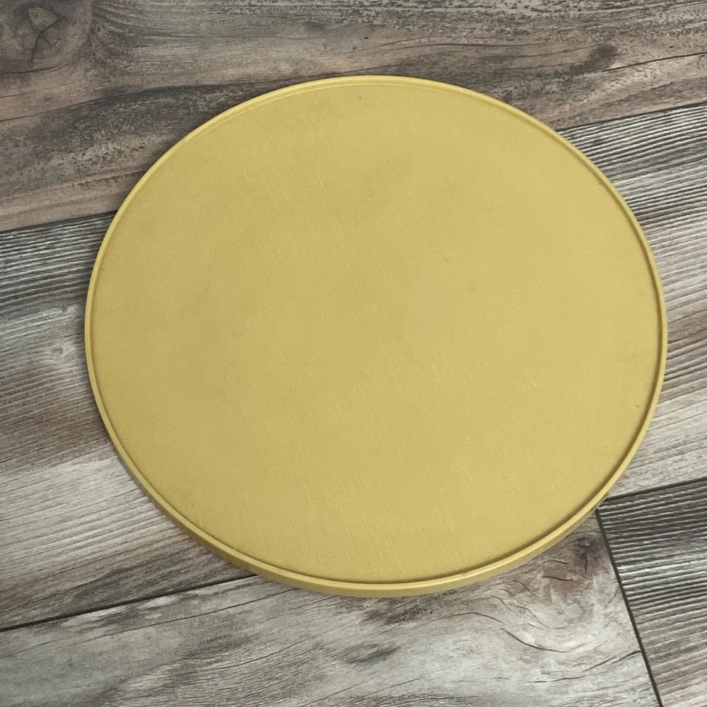 Vintage Rubbermaid Yellow Spices Lazy Susan 10